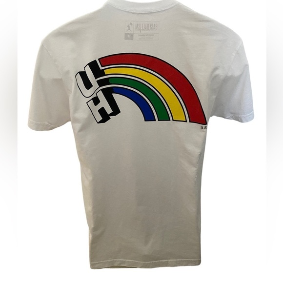 VTG GO BOWS University of Hawaii Rainbow Retro Vintage Tee Shirt Unisex M Medium - Picture 3 of 6